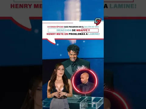 6 cosas épicas que pasaron en el Balón de Oro ¡Reacción de Mbappé y Henry mete en problemas a Lamine