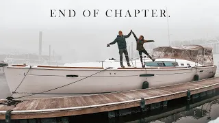 We LAUNCH (our salvage sailboat)….And Take Off! | Expedition Evans 32