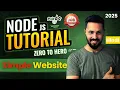 Node JS Tutorial in Hindi Make Simple and Basic Website