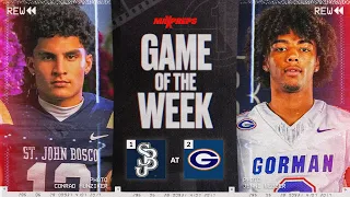 No 1 St John Bosco CA vs No 2 Bishop Gorman NV MaxPreps Football Game of the Week