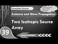 Two Isotropic Source Array Basics Electric Field Radiation Direction Explained
