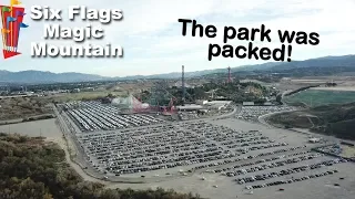 MASSIVE Crowds at Six Flags Magic Mountain