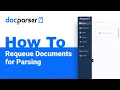 Docparser Academy How to Requeue Documents for Parsing