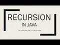 Recursion in Java ThinkComputer