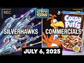 MeTV Toons Commercials During The Real Ghostbusters SilverHawks and Pac-Man July 6 2025