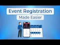 Event Registration Made Easier Explained in Two Minutes