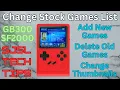 Changing Stock Games List on the GB300 SF2000