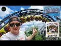 Six Flags Great America July 4th 2025 Wait Times New Attractions - Full Walkthrough