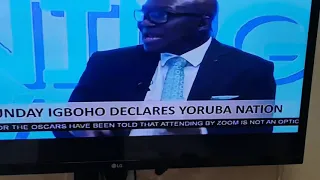 interesting sunday igboho declares yoruba nation 