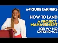 How to land a REMOTE Project Management Job