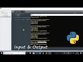 Python 3 8 Programming Tutorial Input Output