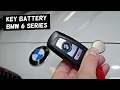 BMW KEY FOB BATTERY REPLACEMENT BMW F06 F12 F13 640I 650I M6 640D