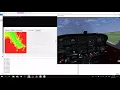 External controller presentation for FlightGear flight simulator