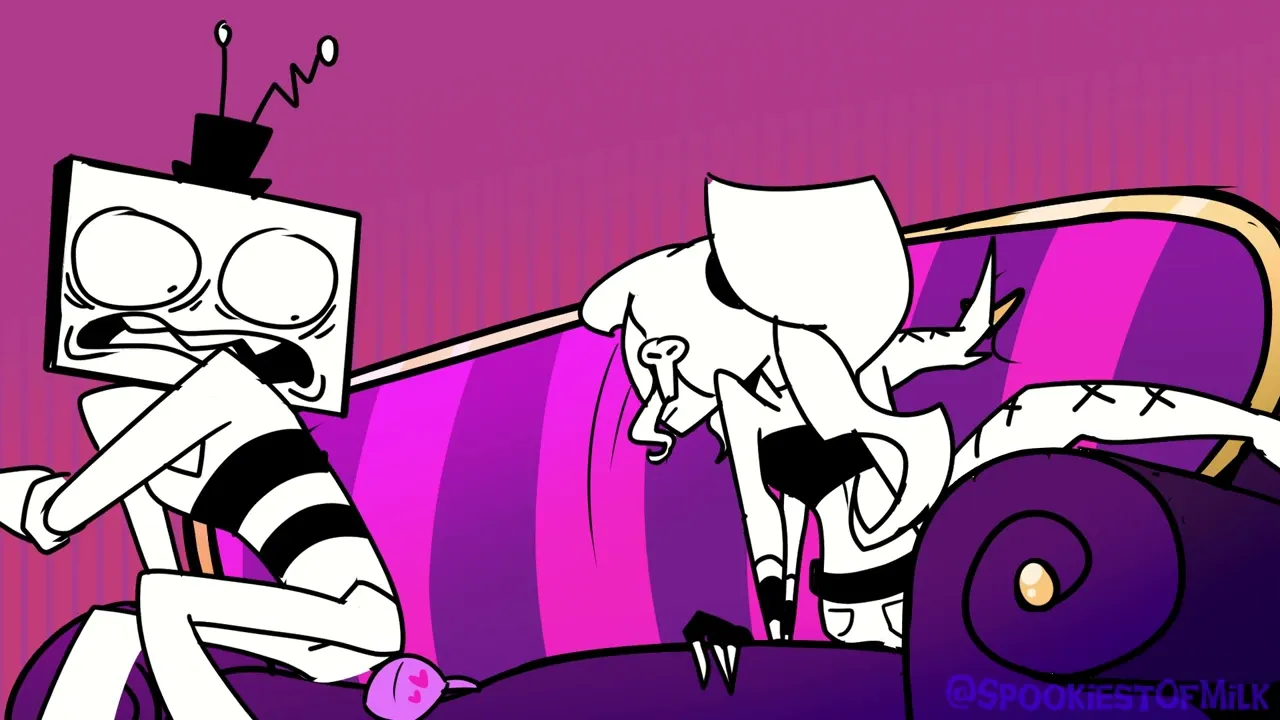 Vox Sits on Velvette's Bra