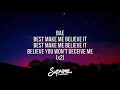 PARTYNEXTDOOR x Rihanna - Believe It (Lyrics)