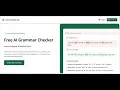 AI Grammar Checker Free AI Grammar Checker Instant Grammar Spelling Check