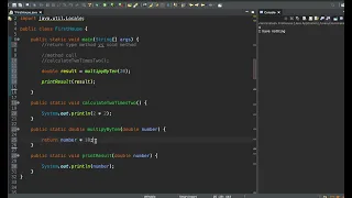 Java lesson 15 return type vs void method