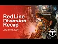 Red Line Diversion Recap - July 21-30 2026