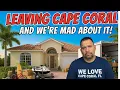 WHY PEOPLE ARE MOVING OUT OF CAPE CORAL FLORIDA