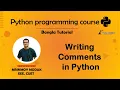 3 Writing Comments in Python Python Bangla Tutorial - Mrinmoy Modak