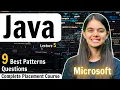 9 Best Patterns Questions In Java for Beginners Java Placement Course Lecture 5