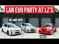 His and Hers Evo Edition Adam LZ and Collete Davis Show Off Their 90 s JDM AWD Turbo Sedans