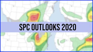 All SPC Day 1 Outlooks in 2020 - Timelapse Compilation
