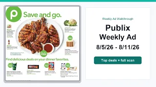 Publix Weekly Ad 26 - 26 Top 8 Deals