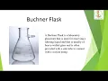 What are the different types of flasks used in chemistry