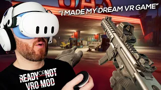 Ready Or Not VRO Mod Progress Update - I Made My Dream VR Game!