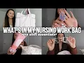 WHAT’S IN MY NURSE WORK BAG | my shift essentials!