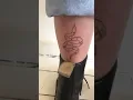 Small snake ankle Tattoo design