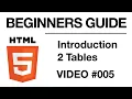 HTML Programming Tables Part 1 BEGINNERS GUIDE Self Taught Developer