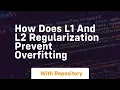 how does l1 and l2 regularization prevent overfitting