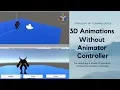 Unity Basics Using animations in Unity without the Animator Controller 2019