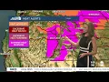Monsoon Moisture Brings Storms and Flood Risk - Monday July 13