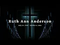 Memorial Service for Ruth Ann Anderson