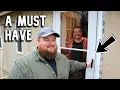 EASY Home UPGRADE Storm Door Install in a Mobile Home