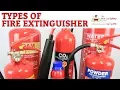 Types of Fire Extinguisher and Their Uses
