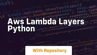 aws lambda layers python