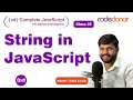 String In JavaScript CD Complete JavaScript Course C-25 Hindi