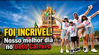 O melhor dia no beto carreiro com Gabi e Pietro e foi INCRÍVEL!