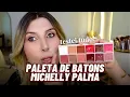 IS IT WORTH IT I TESTED ALL 12 COLORS OF MICHELLY PALMA S NEW LIPSTICK PALETTE HONEST OPINION