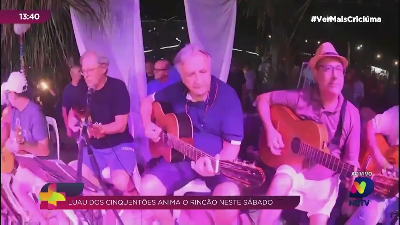 Festa à beira-mar: 'Luau do Cinquentões' é o destaque do fim de semana