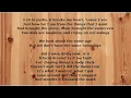 I SIT IN PARKS BY: KELSEA BALLERINI​ (LYRICS)