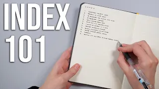The Index Explained Bullet journal core collections