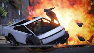 Cybertrucks are Dangerous in GTA RP