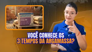 3 TEMPOS DA ARGAMASSA: Maturação, Tempo de Balde e Tempo em Aberto