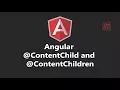 Episode 13 Angular ContentChild and ContentChildren