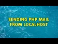 Ubuntu sending php mail from localhost